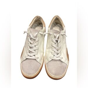 Dolce Vita Zina Leather Retro Sneakers Women's Size 7.5